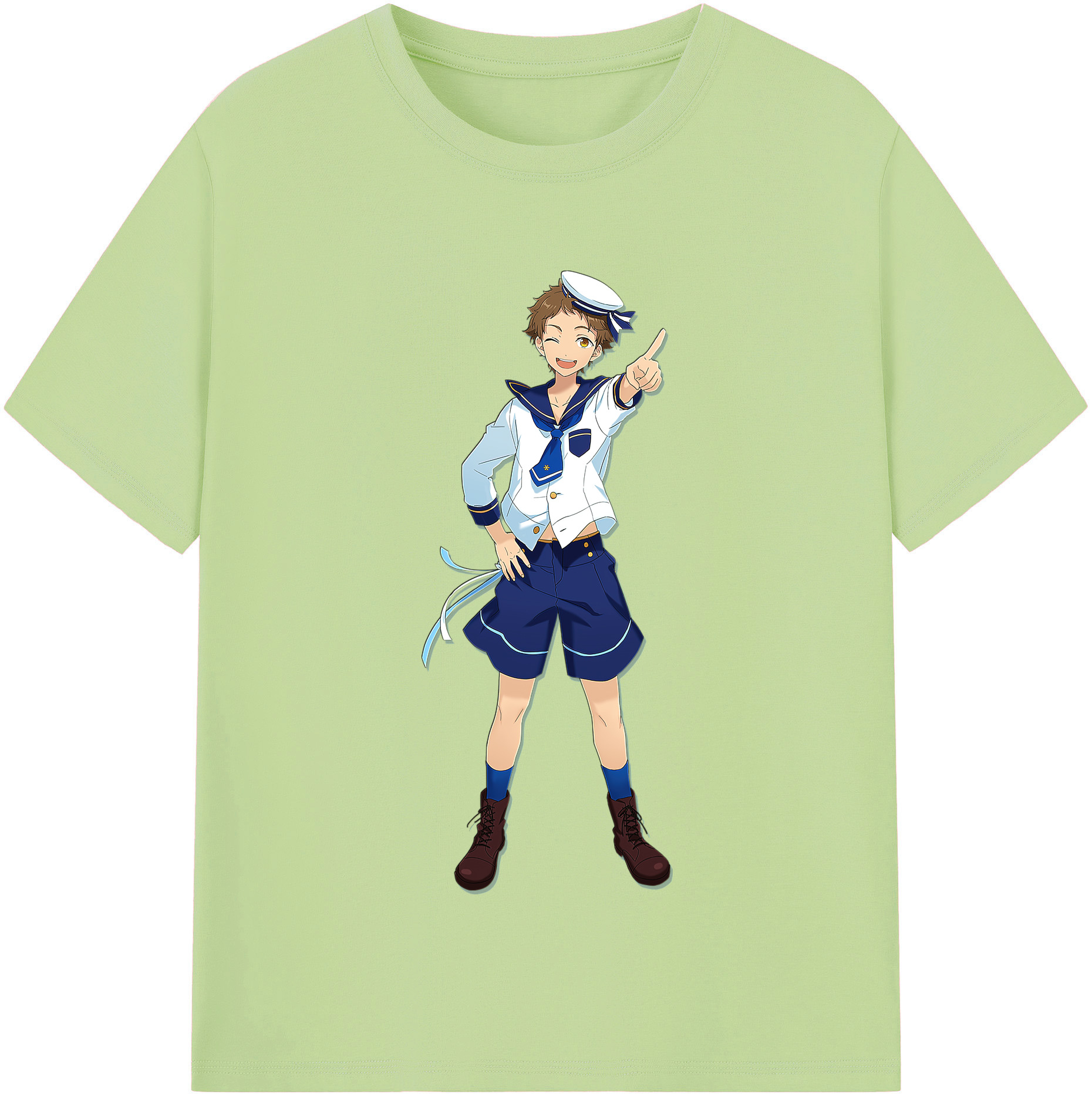 （画像用） あんさんぶるスターズ! Ensemble Stars 綿100％半袖Tシャツ（フロントプリント）